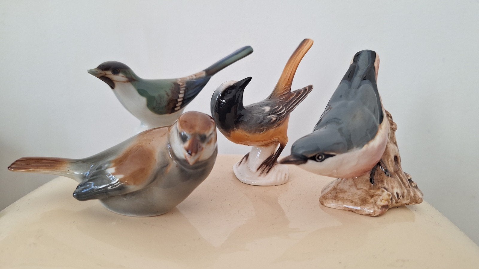Vogel beeldjes Goebel Beswick porselein vogel, Ophalen of Verzenden, Gebruikt, Dier