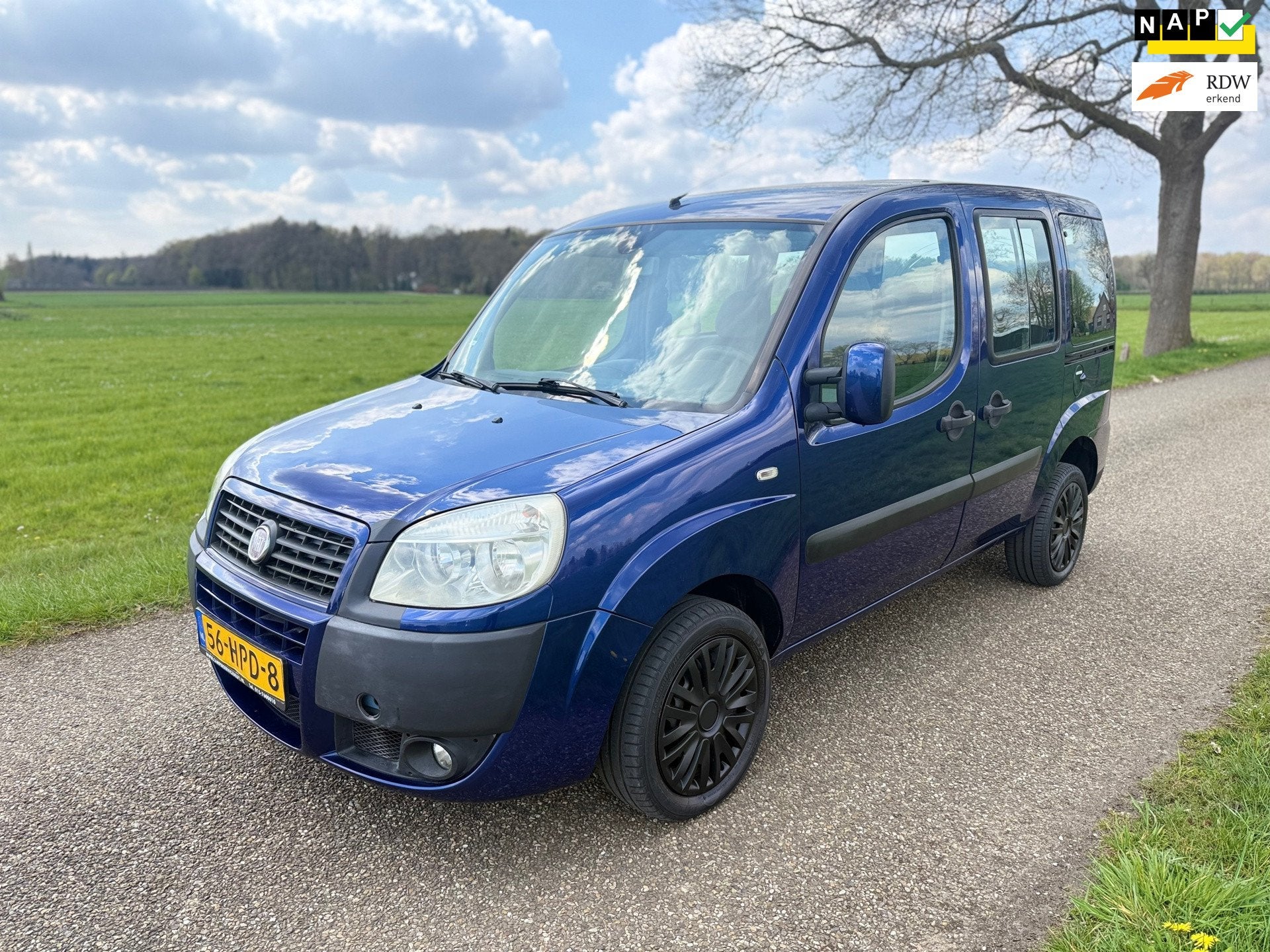 Fiat Doblò 1.4 Family 7 PERSOONS / AIRCO / APK, Voorwielaandrijving, Parkeersensor, Gebruikt, 4 cilinders