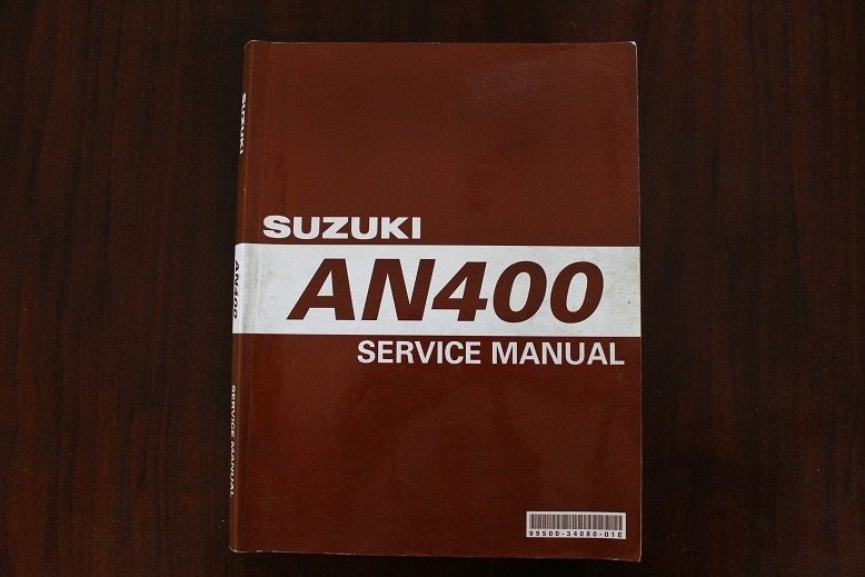 Suzuki AN400 2003 scooter service manual AN 400, Ophalen of Verzenden, Suzuki
