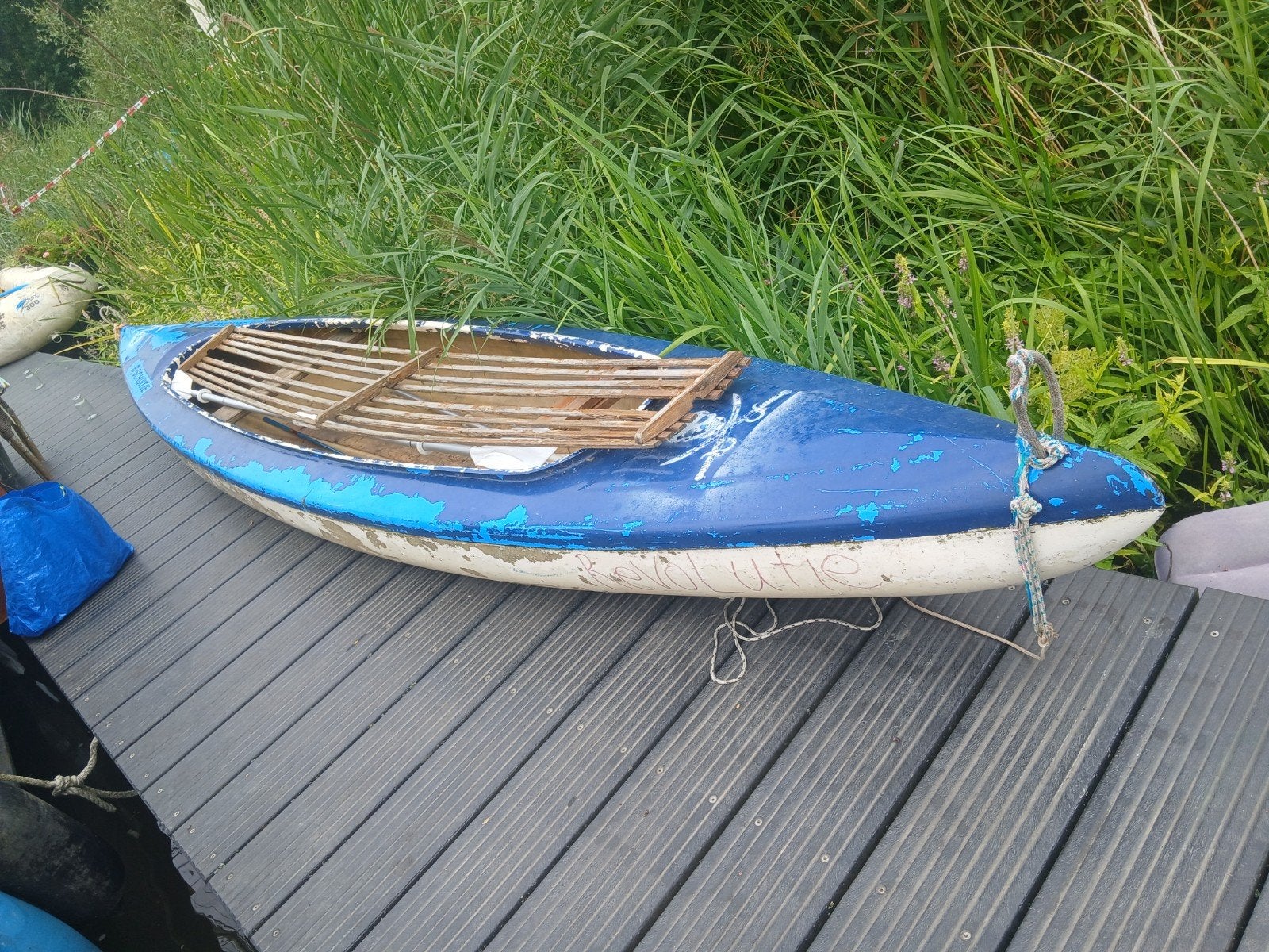 3persoons kano compleet 450cm lang, Ophalen of Verzenden, Overige typen