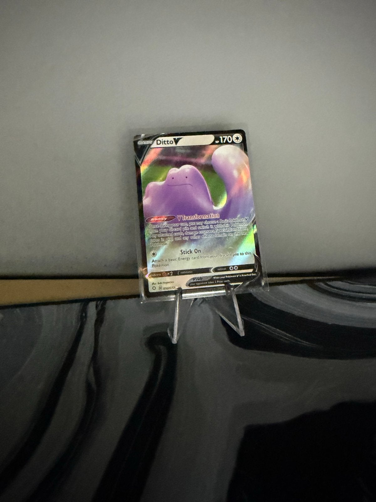 Pokémon Kaart - Ditto V (Full Art) - Zo goed als nieuw, Ophalen of Verzenden, Zo goed als nieuw, Losse kaart, Foil