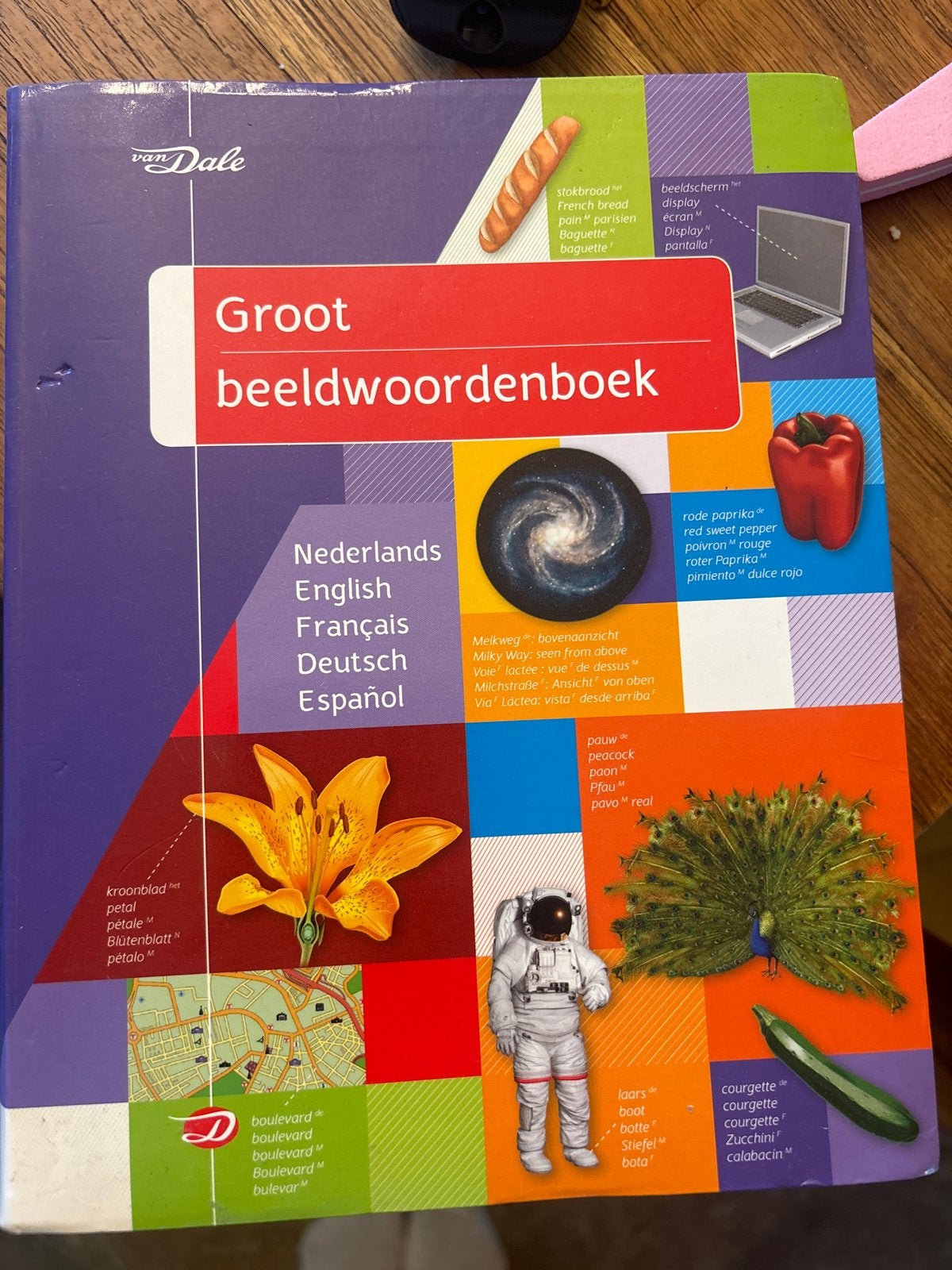 Van Dale Groot Beeldwoordenboek: NL, EN, FR, DE, ES, Ophalen, Gelezen, Van Dale, Nederlands