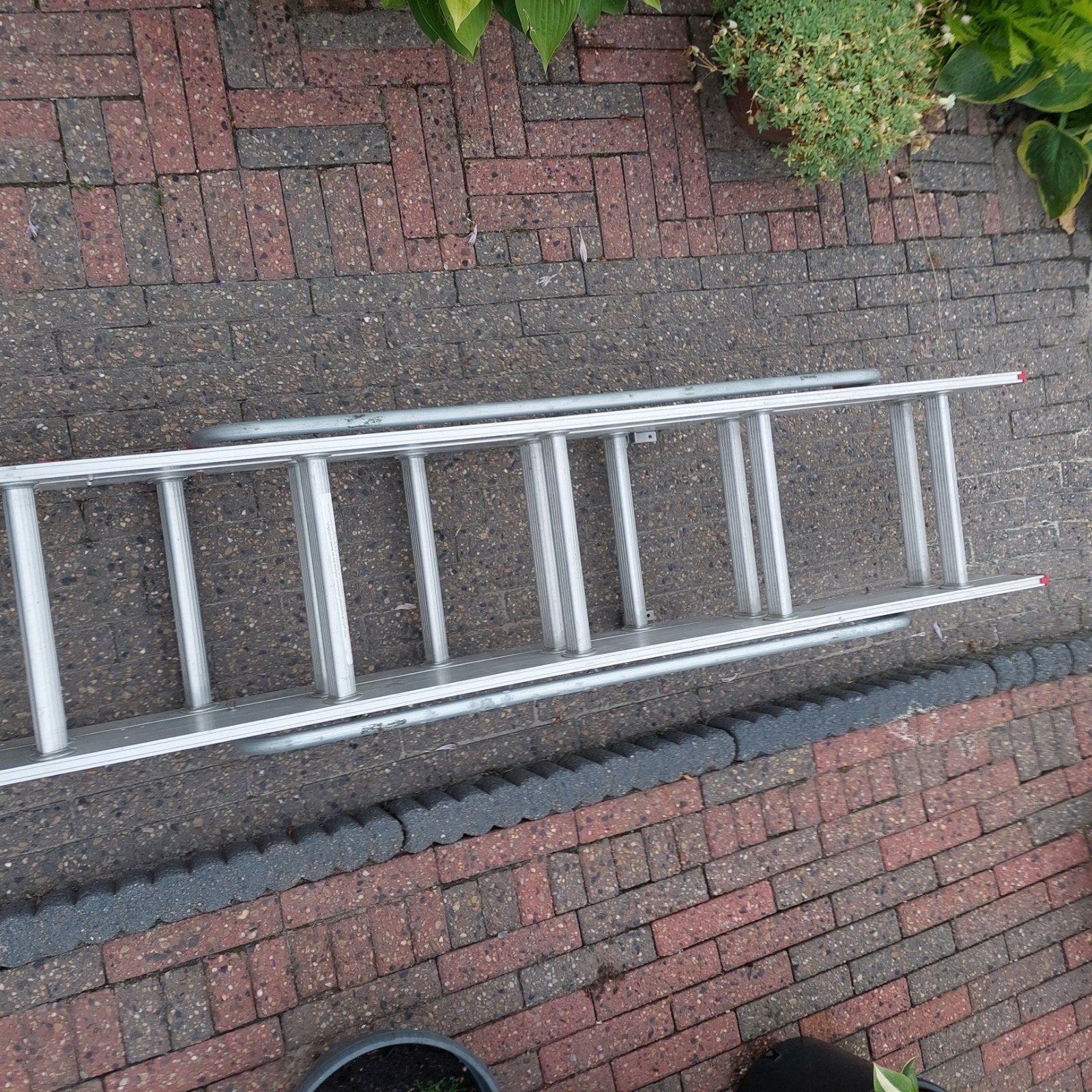 Aluminium vlizo trap, Ophalen