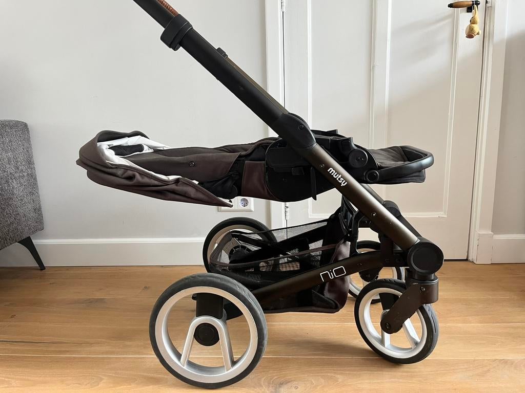 2 in 1 kinderwagen Mutsy Nio groen compleet met adapters, Ophalen, Gebruikt, Combiwagen, Mutsy