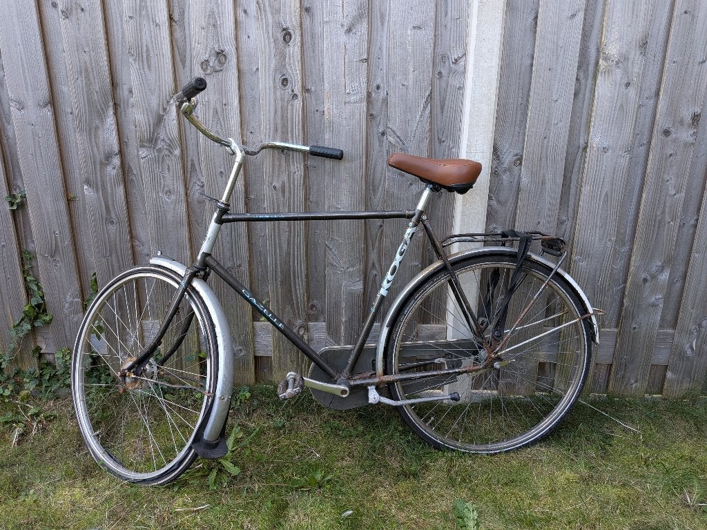 Oude Gazelle herenfiets - opknapper, Ophalen, Terugtraprem, Gebruikt, 65 cm of meer