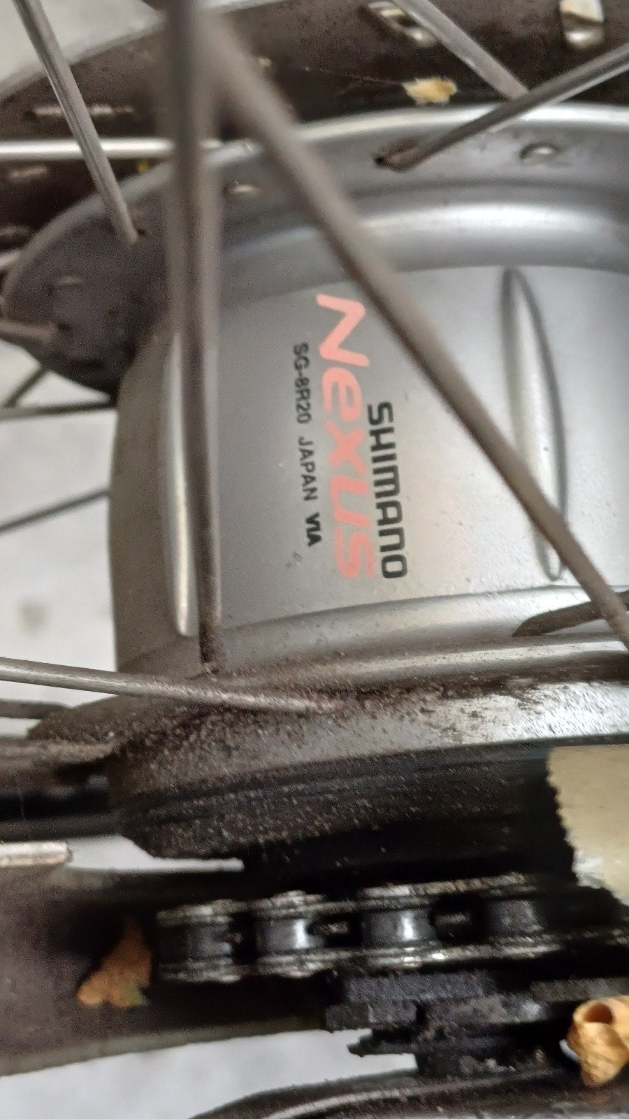 Goede set wielen 28 inch Nexus 8 + naafdynamo, Ophalen, Gebruikt, Batavus