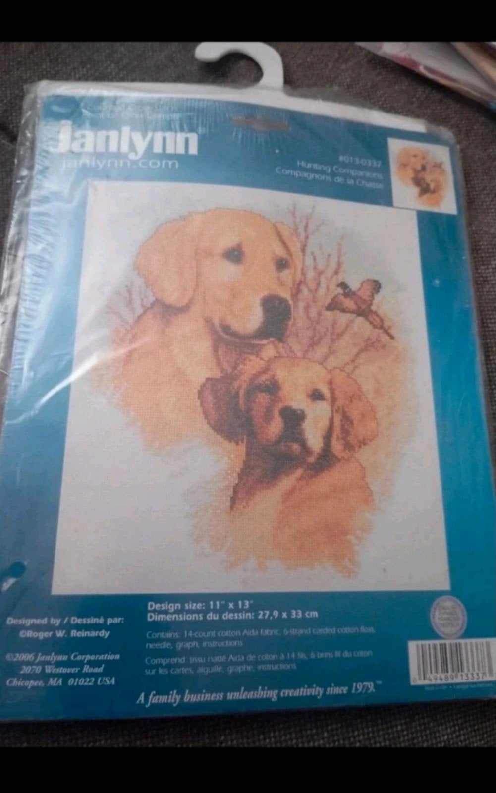 Nieuw pakket janlynn hunting companions, Ophalen of Verzenden, Nieuw, Handborduren, Borduurpakket