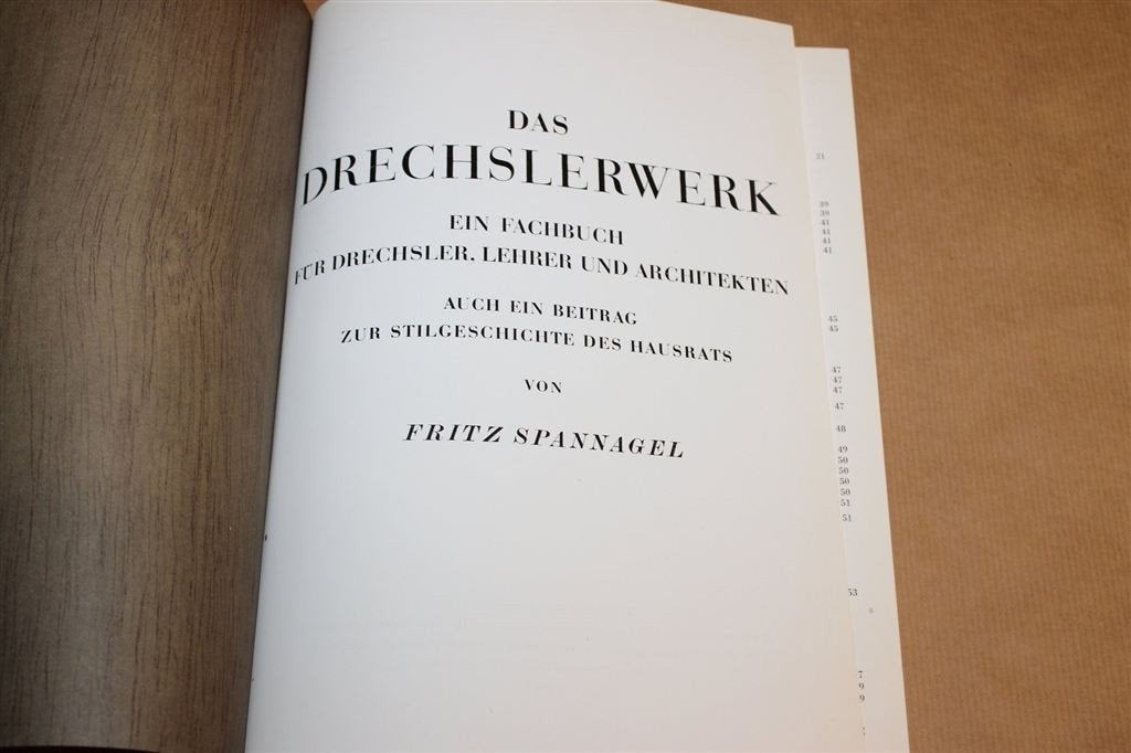 Das Drechslerwerk — Vakboek Houtdraaien en Huisraad, Boeken, Ophalen of Verzenden, Gelezen