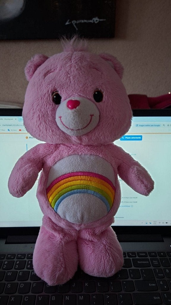 Care Bears pluche, Overige typen, Ophalen of Verzenden, Zo goed als nieuw, Middelgroot (20 tot 80 cm)