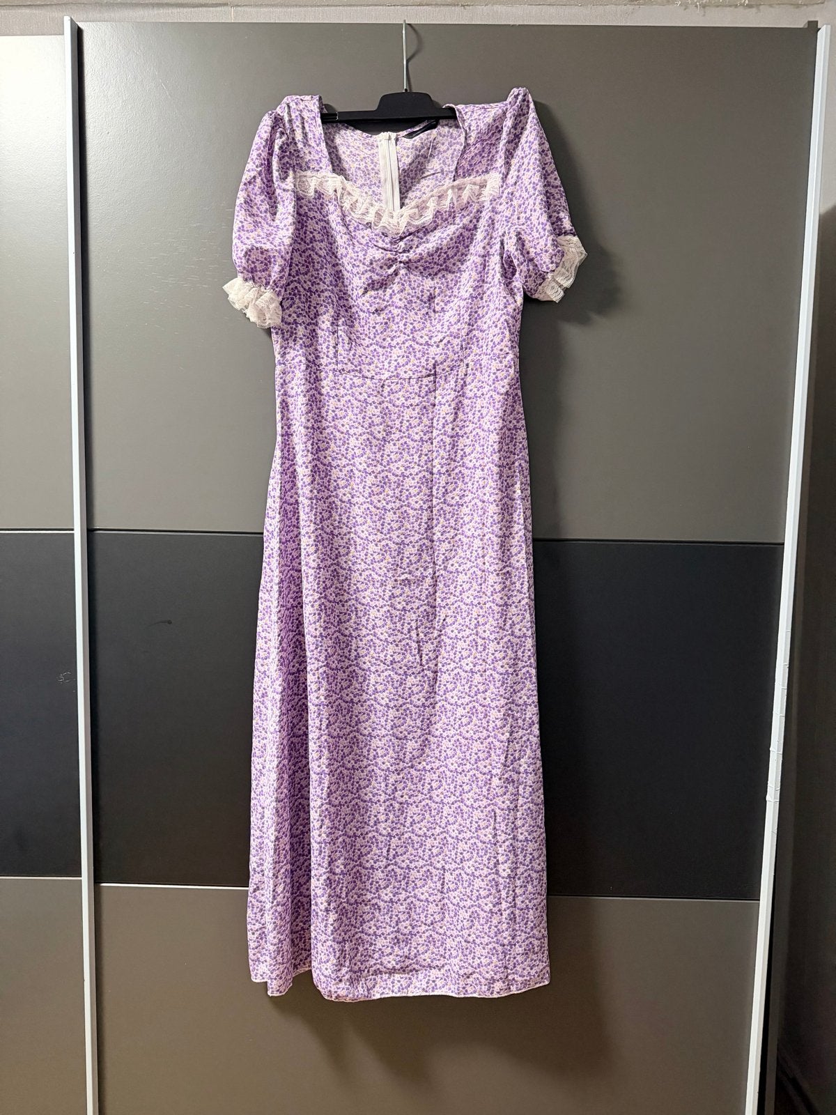 Zomerjurk Maat L, Kleding | Dames, Jurken, Verzenden, Gedragen, Maat 42/44 (L), Paars