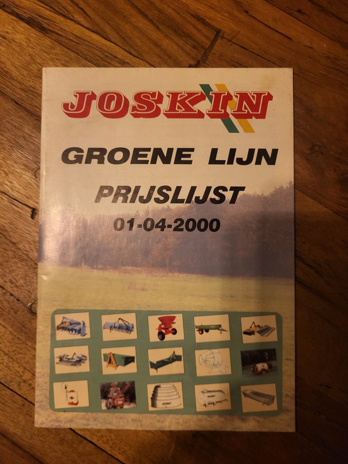 tractor folder Joskin groene lijn prijslijst, Boeken, Ophalen of Verzenden, Zo goed als nieuw