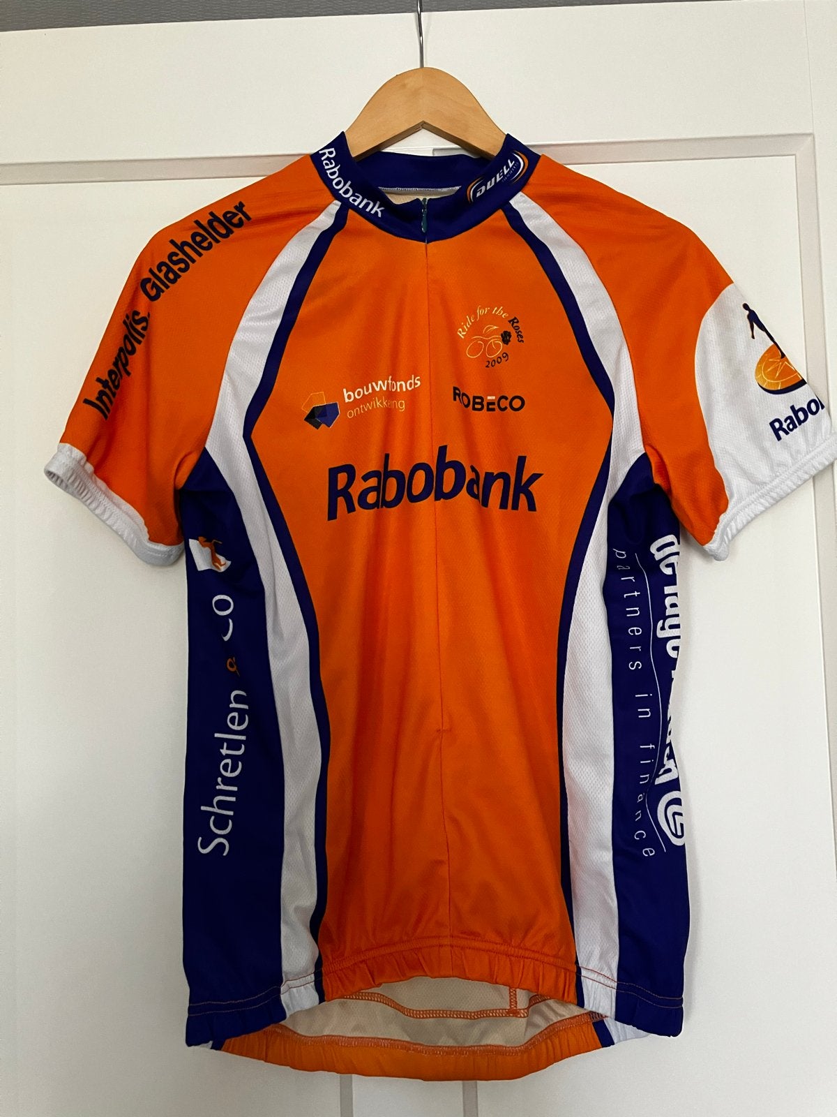 Rabobank Wielershirt - Ride for the Roses 2009, Fietsen en Brommers, Fietsaccessoires | Fietskleding, Gebruikt, Heren, Ophalen of Verzenden