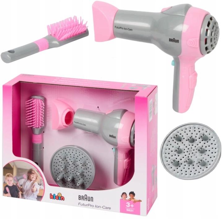 Partij Braun speelgoed föhn set met borstel en diffuser, Kinderen en Baby's, Speelgoed | Overig, Nieuw, Meisje, Ophalen of Verzenden