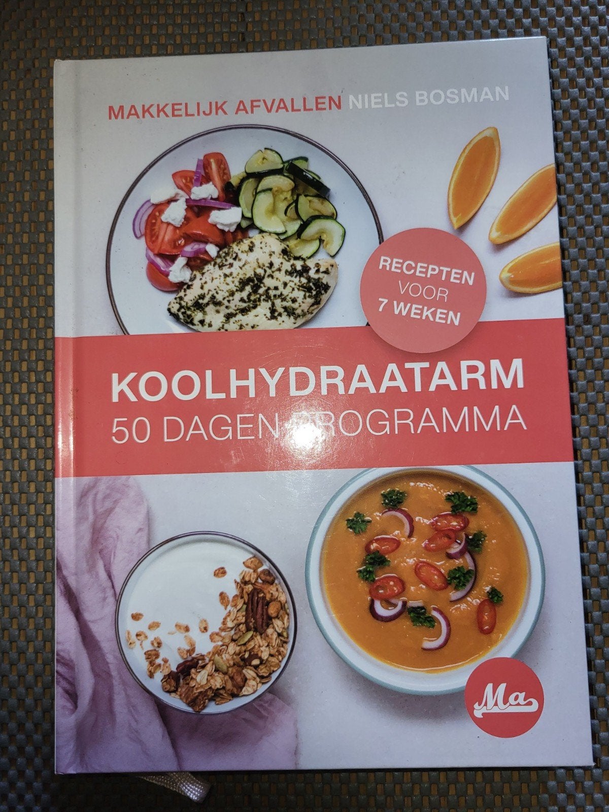 Koolhydraatarm 50 dagen programma,  niels bosman, Boeken, Ophalen of Verzenden, Zo goed als nieuw, Niels Bosman