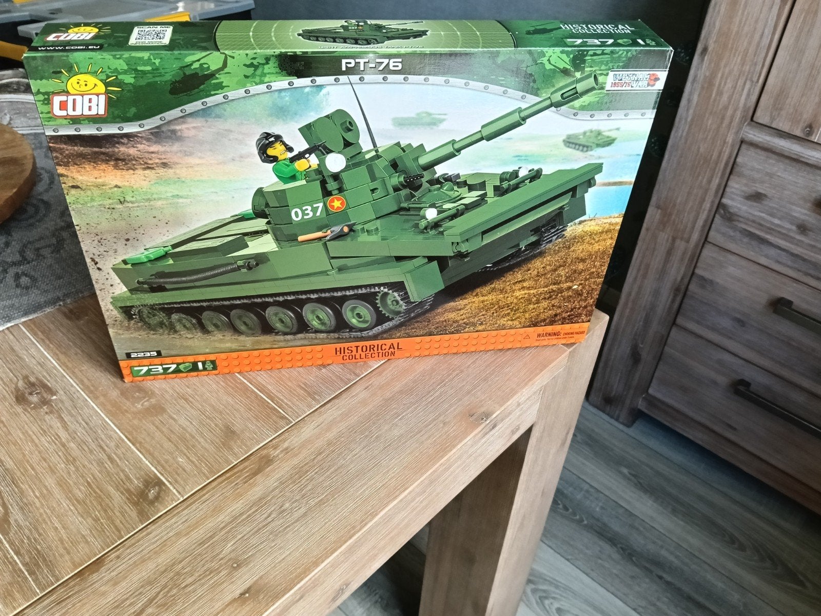 cobi 2235 pt-76 tank, Ophalen of Verzenden, Nieuw, Overige merken