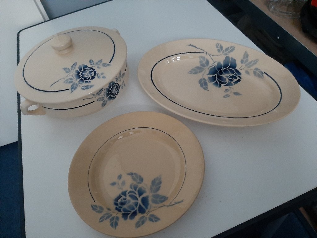 dekschaal bord enz, Antiek en Kunst, Ophalen of Verzenden
