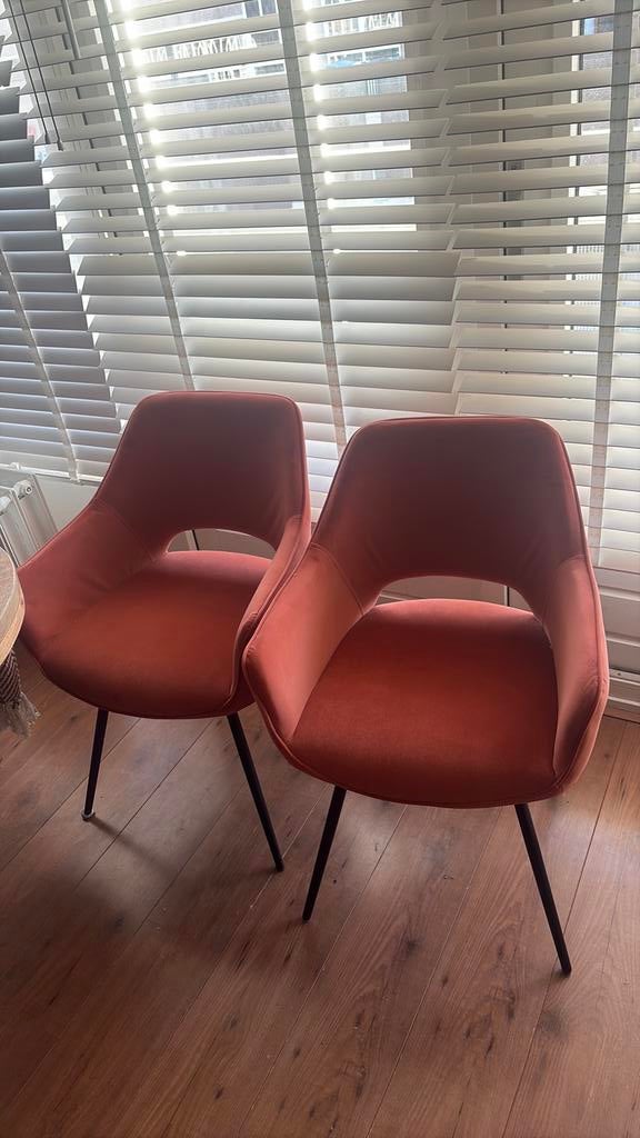Koraal Stoel Riverdale, Huis en Inrichting, Stoelen, Ophalen, Overige kleuren, Zo goed als nieuw, Riverdale, velours