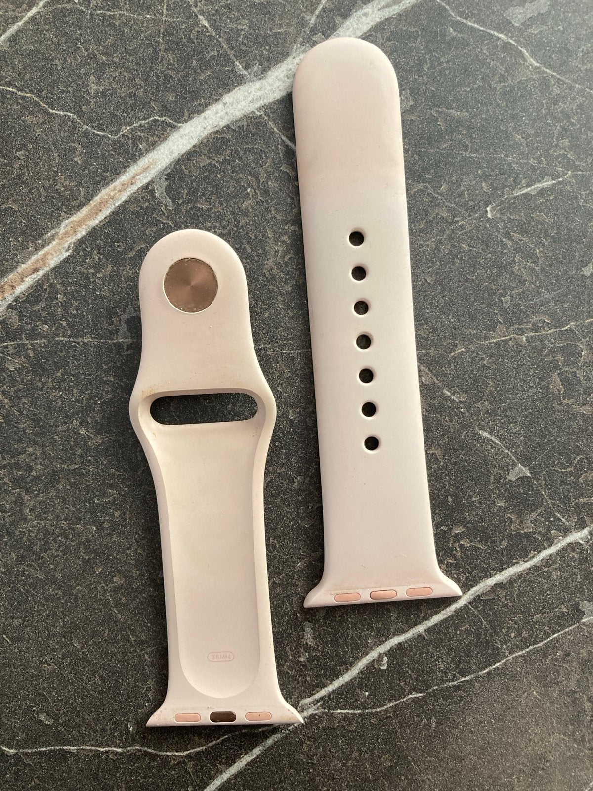 Roze Apple Watch bandje 38mm, Ophalen, Gebruikt, Roze, IOS