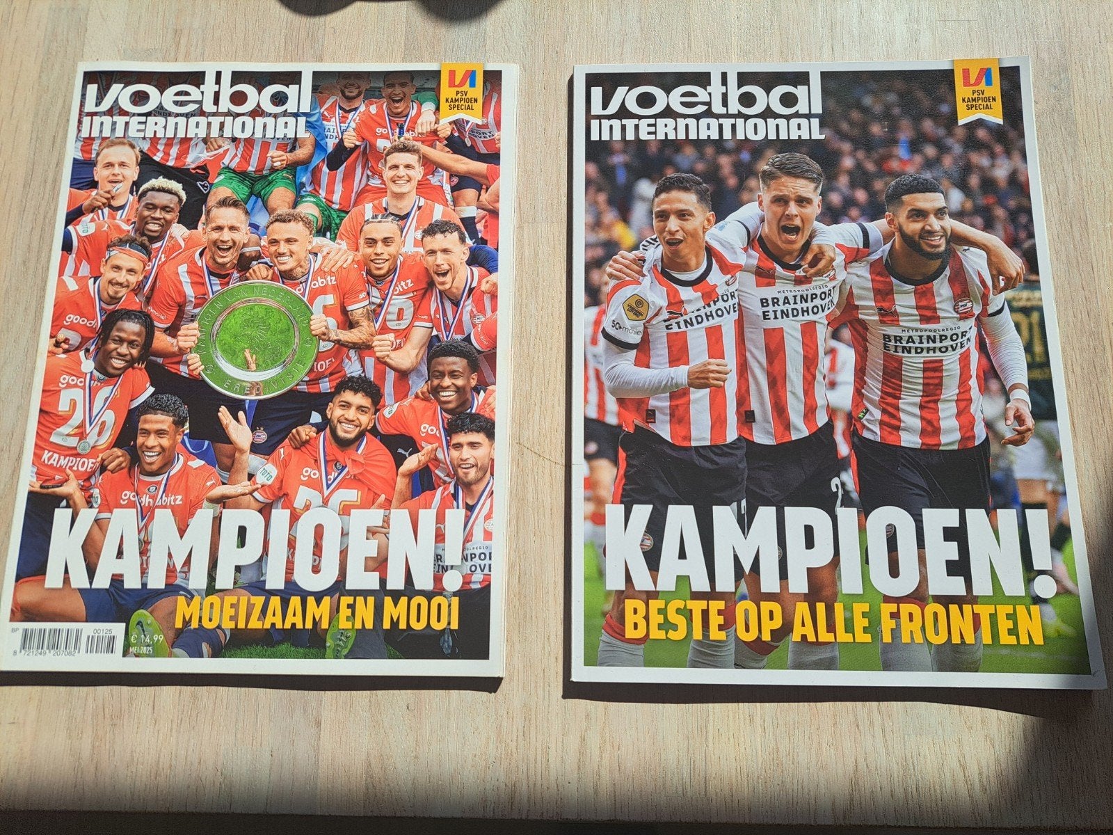 Voetbal International PSV Kampioen Special 2024/25 en 25/26, Boeken, Ophalen of Verzenden, Zo goed als nieuw, Sport en Vrije tijd