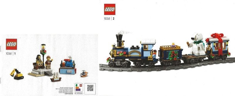Lego | Icons  | Kerst |Feestelijke kersttrein | 10361, Lego, Nieuw, https://legohouse.com/en-gb/info/contact-us/, Ophalen of Verzenden