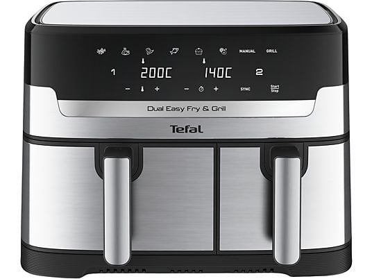 Airfryer Tefal Dual Easy Fry & Grill, Ophalen, Zo goed als nieuw, Airfryer XXL, 750 t/m 999 gram
