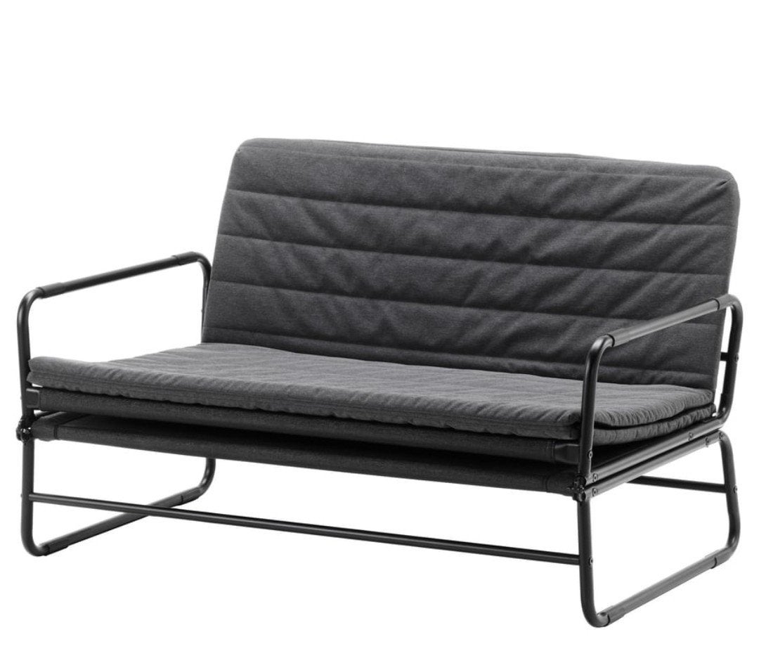HAMMARN slaapbank grijs, Ophalen, Gebruikt, Twijfelaar, 120 cm