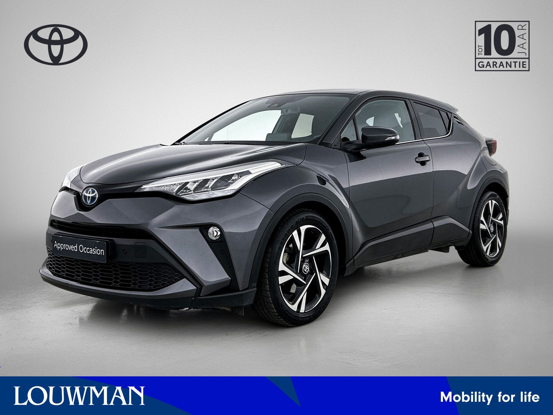 Toyota C-HR 2.0 Hybrid Dynamic | BTW voertuig | Dodehoek det, Auto's, 12 maanden, Gebruikt, Zwart, 4 cilinders