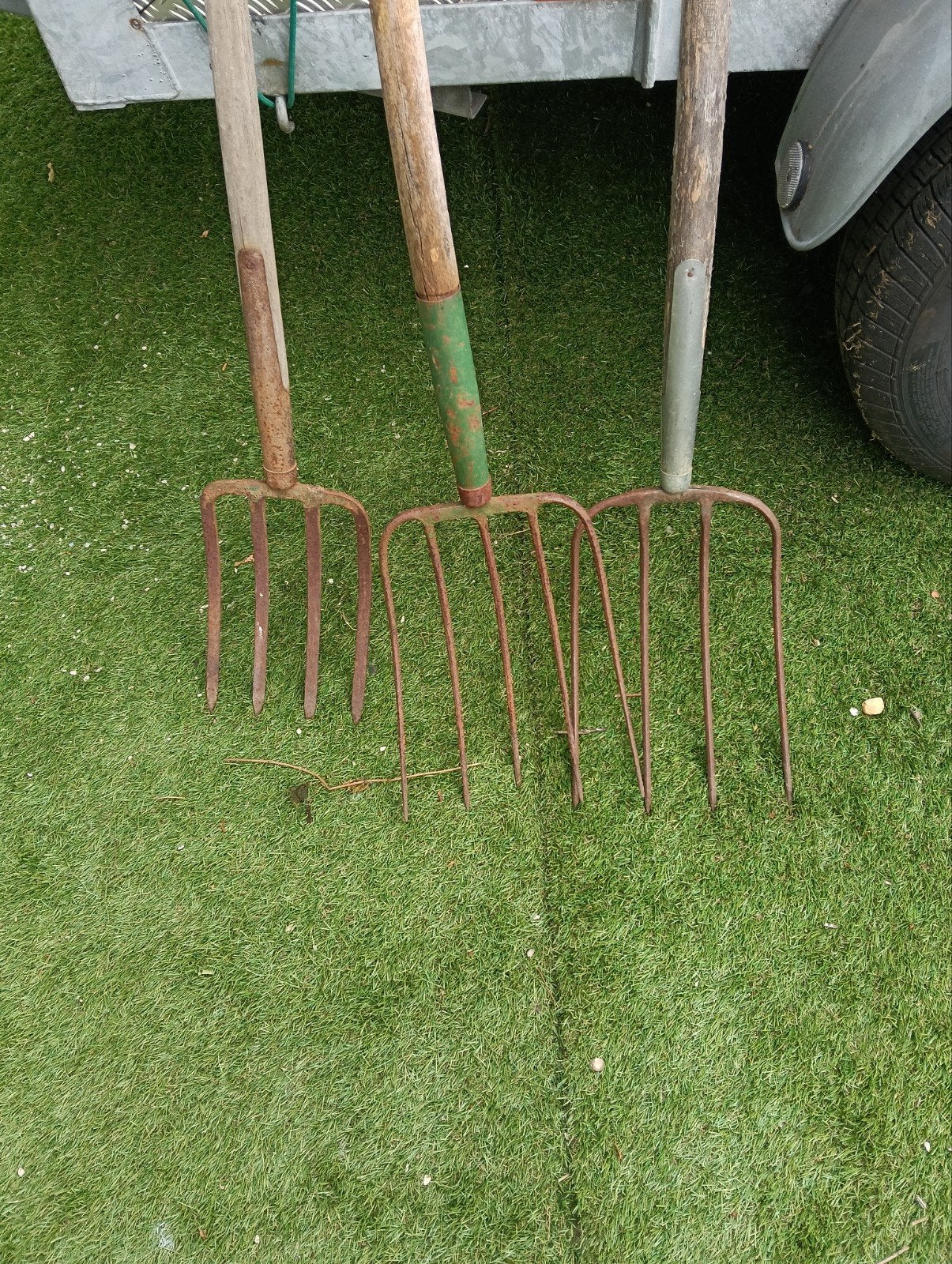 3 greepen tuin., Ophalen, 20 m² of meer