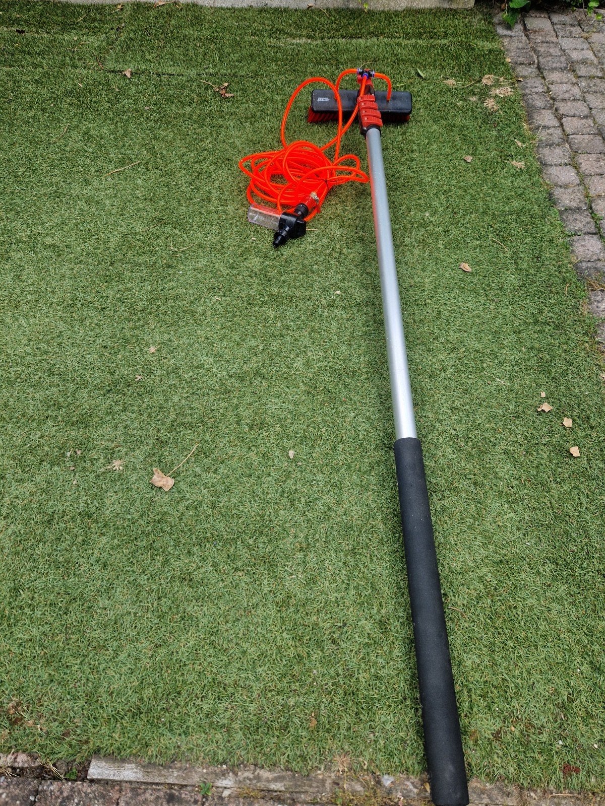 7 meter telescoopbuis met borstel en waterfilter, Ophalen