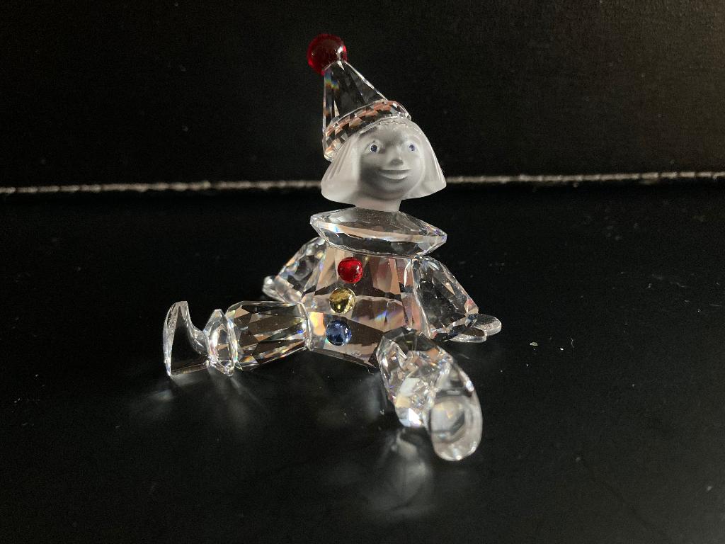 Swarovski clowntje / Pierrot, Verzamelen, Swarovski, Ophalen of Verzenden, Zo goed als nieuw, Figuurtje