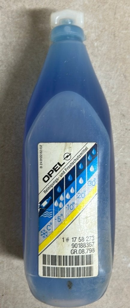 Opel auto antivries ruiten reinigingsmiddel NIEUW 500ml, Ophalen of Verzenden, Nieuw