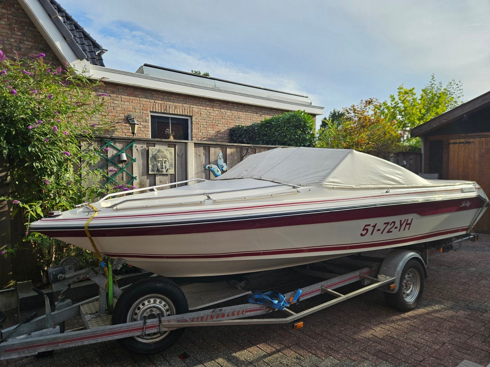 Sea ray 180BR Bowrider., Ophalen, Gebruikt, Overige typen, Motorboot