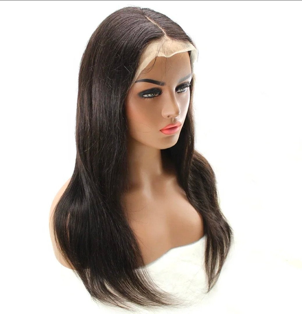 18 inch silky straight wig/ pruik 100% menselijke haar, Ophalen of Verzenden, Nieuw, Pruik of Haarverlenging