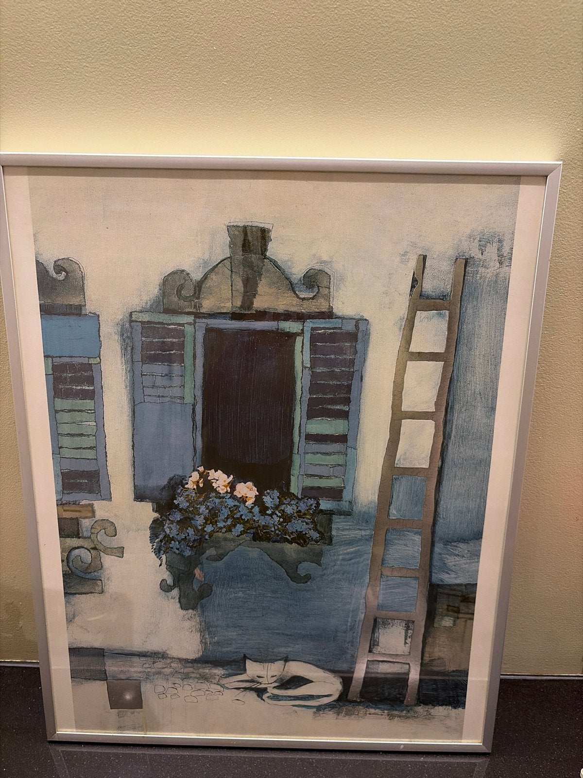 Rosina Wachtmeister - Schilderij met kat, Ophalen, Papier/karton, Print, Dieren
