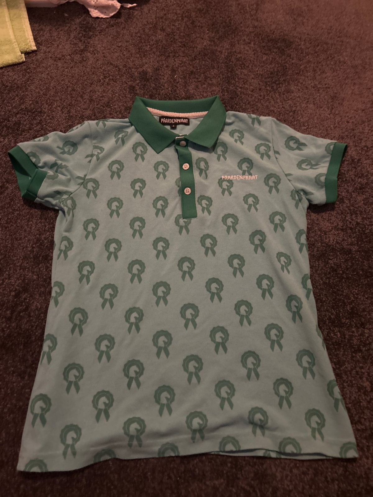 Paardenpraat TV Polo Shirt Maat S - Zo goed als nieuw, Zo goed als nieuw, Korte mouw, Maat 36 (S), Verzenden