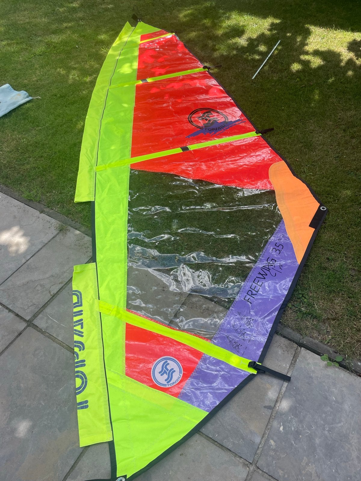 Freewing 3.5 windsurfzeil topsails - vintage, Ophalen, Zo goed als nieuw