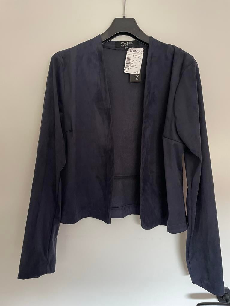 Nieuw Donkerblauw Jasje Donna Due, Kleding | Dames, Blauw, Maat 46/48 (XL) of groter, Nieuw, Ophalen of Verzenden