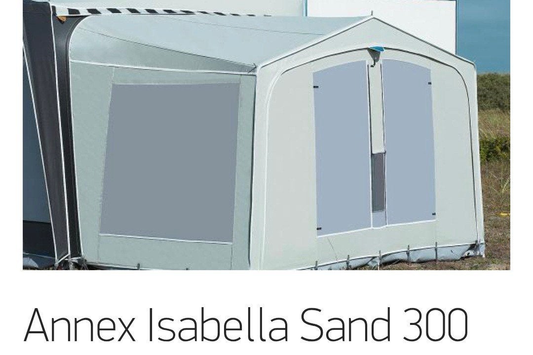Isabella Annex 300 Sand uitbouw aanbouw zijtent slaaptent, Ophalen of Verzenden, Zo goed als nieuw
