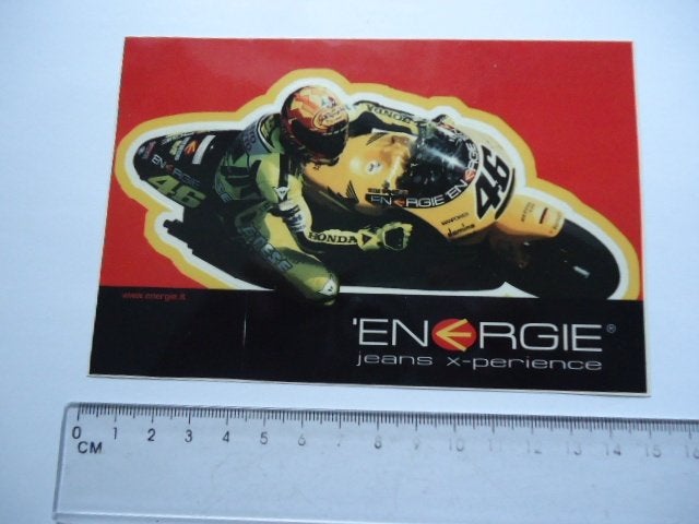 sticker oud Motorrace MOTOGP Valentino ROSSI motorsport, Verzenden, Zo goed als nieuw, Bedrijf of Vereniging
