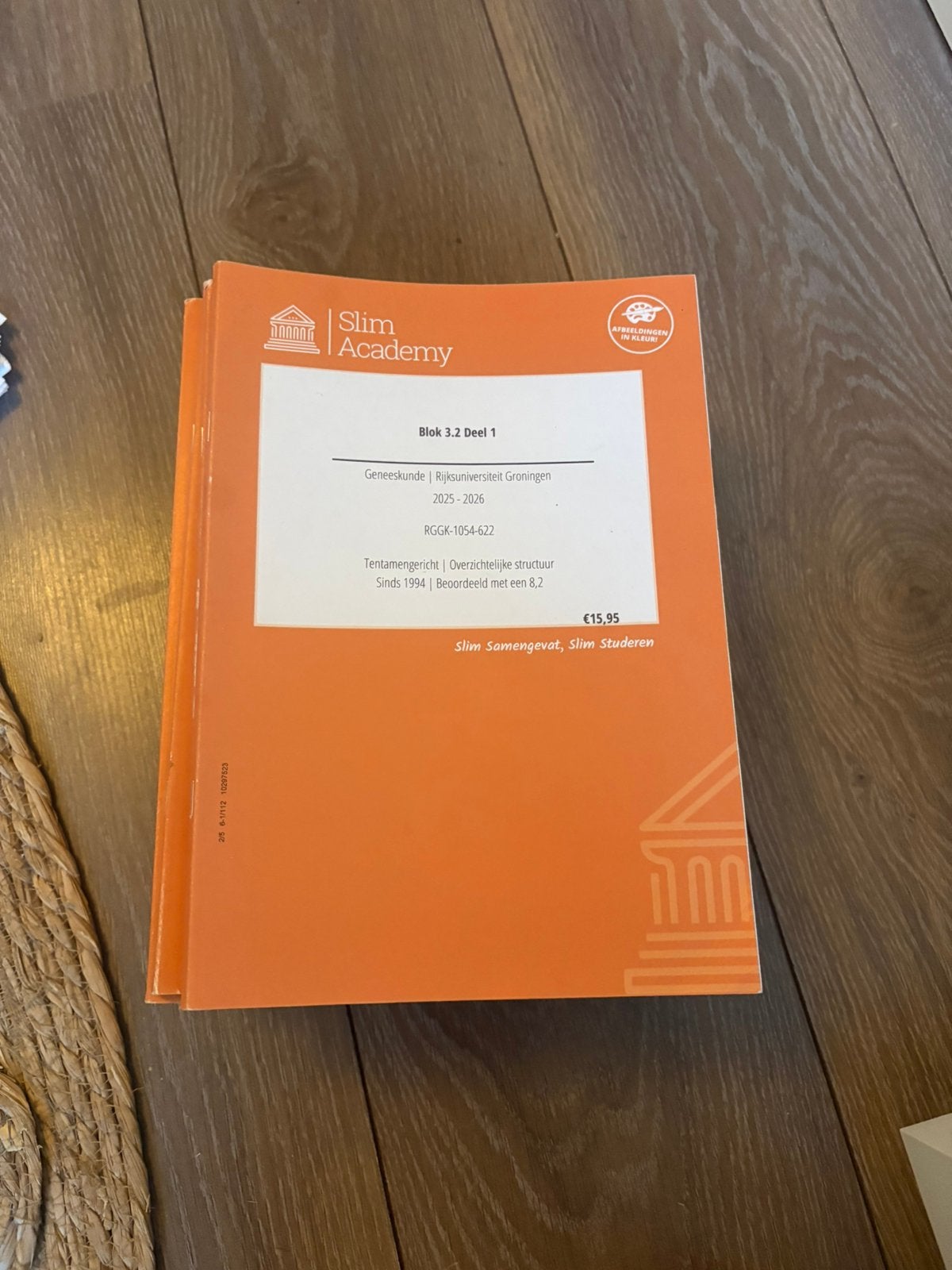 Slim academy samenvattingen geneeskunde bachelor 3 groningen, Ophalen of Verzenden, Beta, Zo goed als nieuw, WO