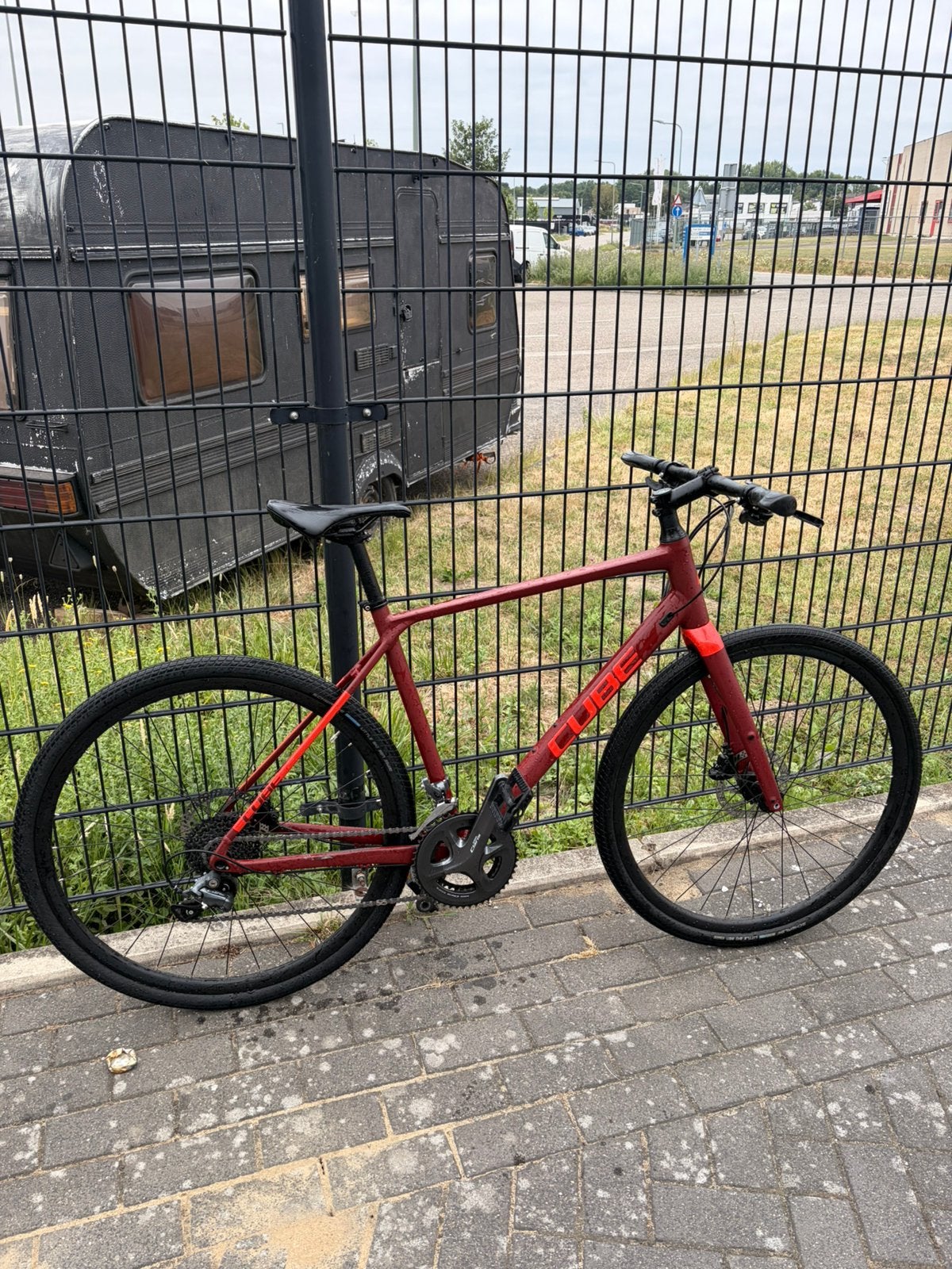 CUBE SL ROAD DARKRED, Fietsen en Brommers, Fietsen | Racefietsen, Heren, Aluminium, Zo goed als nieuw, Meer dan 20 versnellingen
