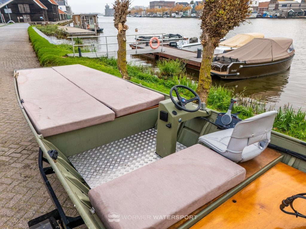Sylvan aluminium platbodem + 15PK Yamaha + trailer, Niet ingevuld, Gebruikt, 0 pk, Niet ingevuld