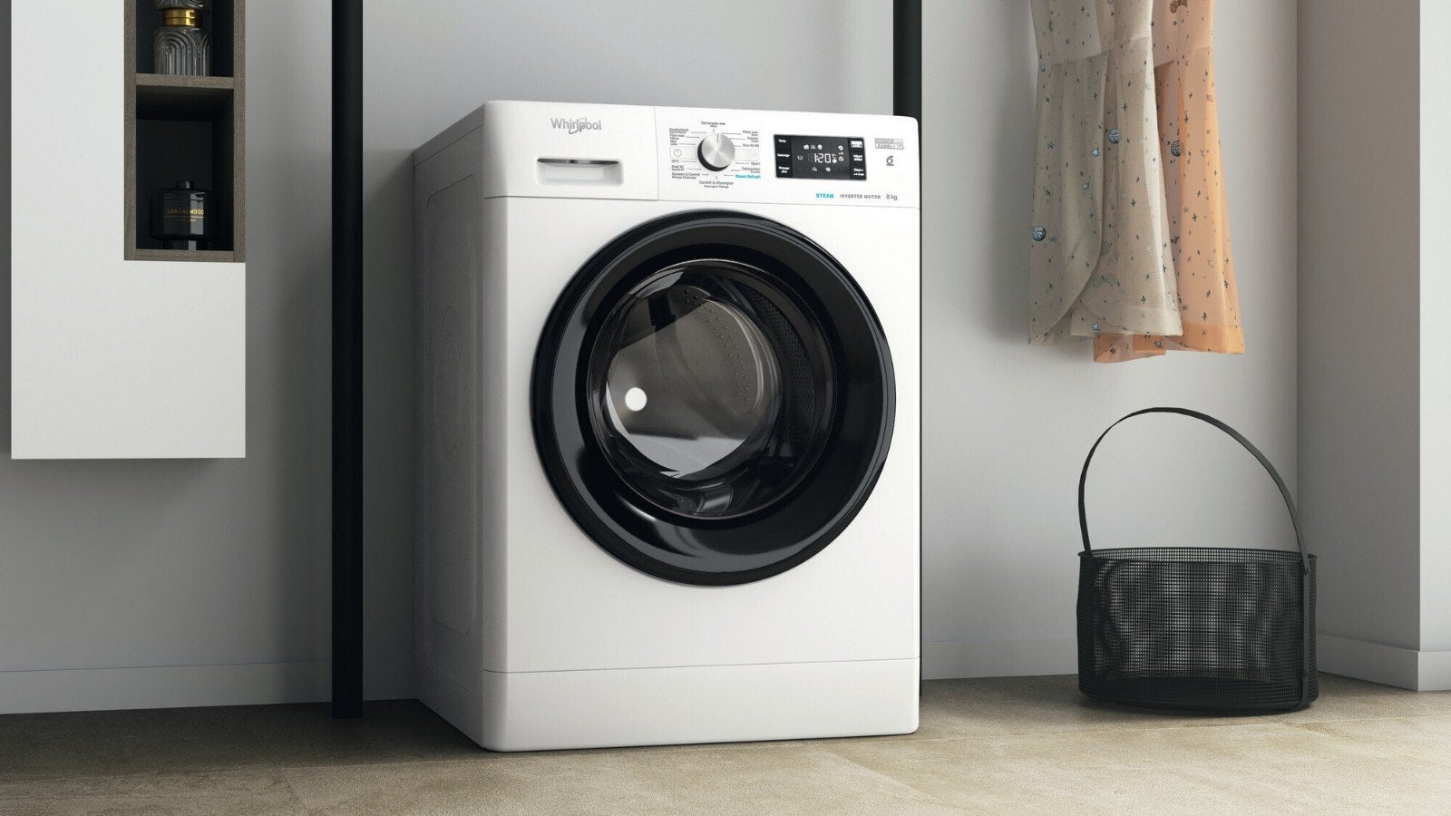 Whirlpool FFB 8469 BV BE Wasmachine - 8kg, 1400 toeren, Witgoed en Apparatuur, Ophalen, 1200 tot 1600 toeren, Zo goed als nieuw