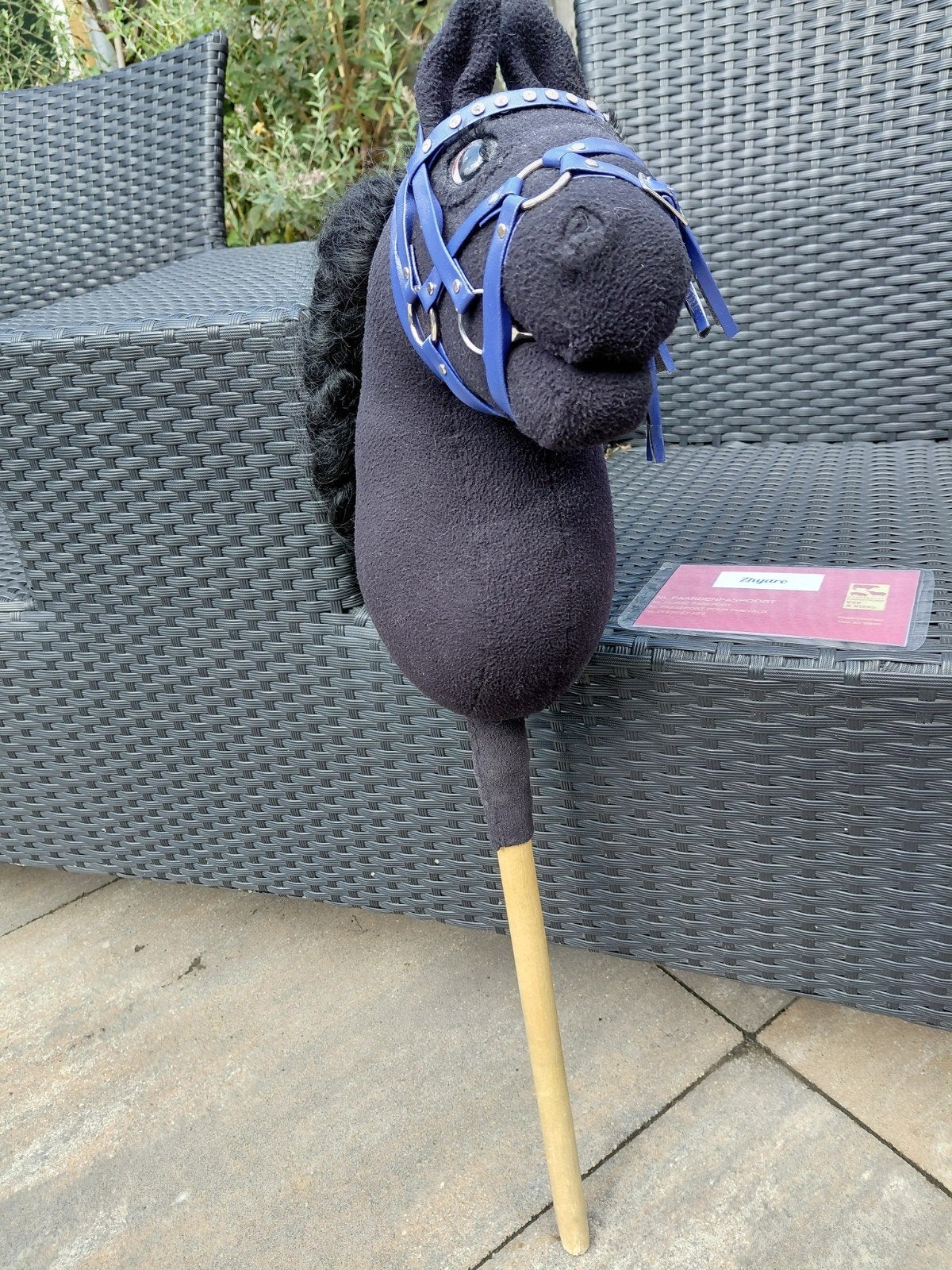 Uniek handgemaakt stokpaardje met hoofdstel - Hobby Horse, Ophalen, Gebruikt, Jongen of Meisje