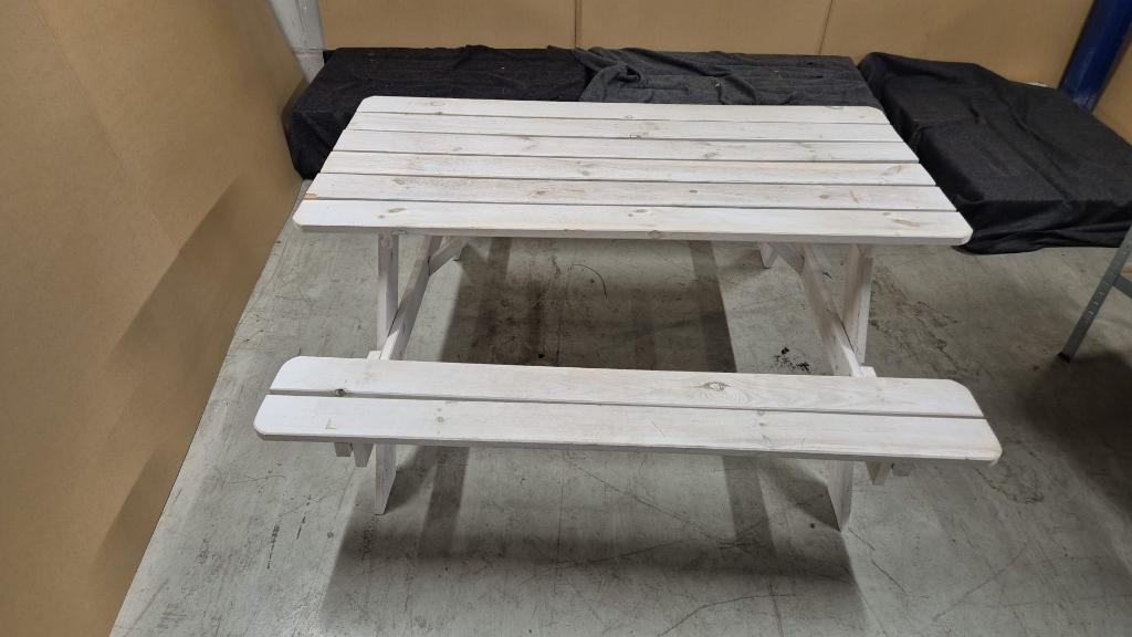 Opklapbare / inklapbare picknicktafel 150x160 cm, 1 stuk, Tuin en Terras, Picknicktafels, Gebruikt, Ophalen of Verzenden, Inklapbaar