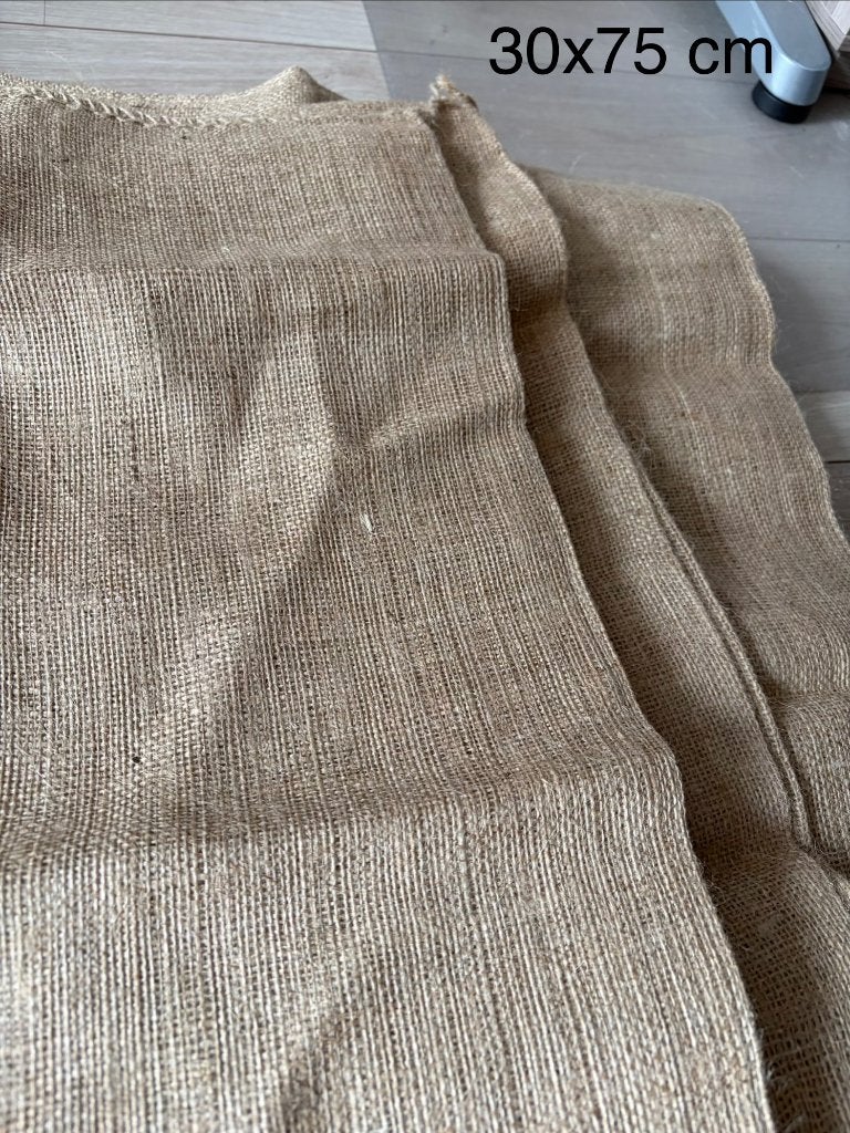 Jute zakken, Hobby en Vrije tijd, Stoffen en Lappen, Overige materialen, Beige, Nieuw, Ophalen of Verzenden