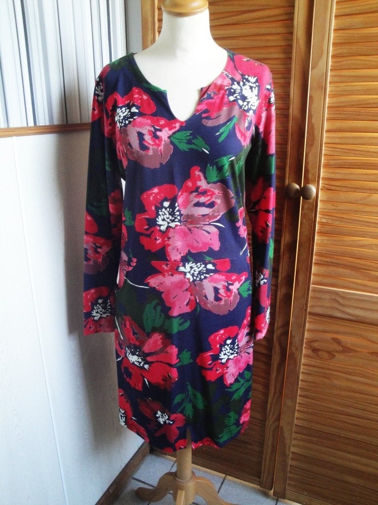 Bloemenjurkje ENOLAH maat L, Overige kleuren, Maat 42/44 (L), Ophalen of Verzenden, Zo goed als nieuw