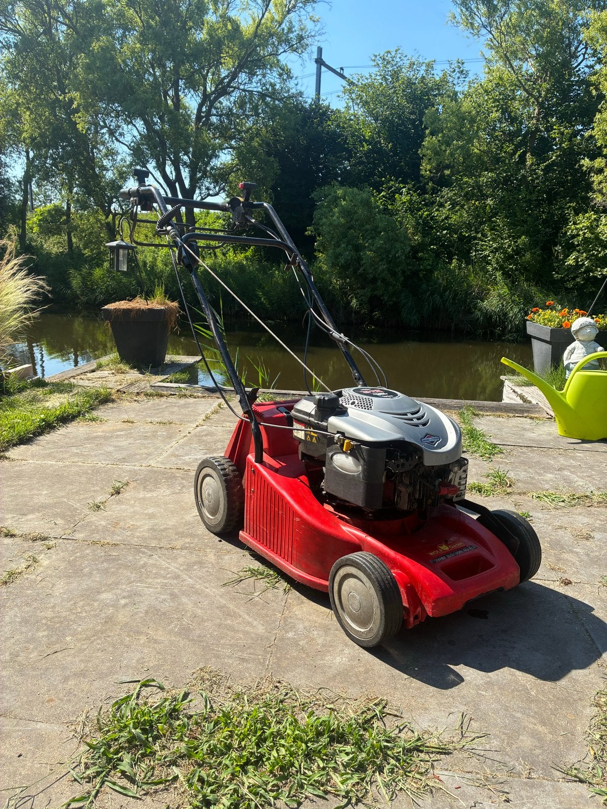 Wolf Garten grasmaaier - gereviseerd, Ophalen, Cirkelmaaier, Gebruikt, Benzine-grasmaaier