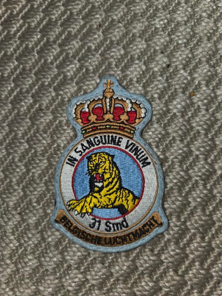 31 Squadron Belgische Luchtmacht NATO Tigers Patch, Ophalen of Verzenden