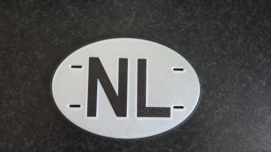 NL plaatje fietsendrager (in plaats van NL sticker), Auto diversen, Overige Auto diversen, Ophalen of Verzenden